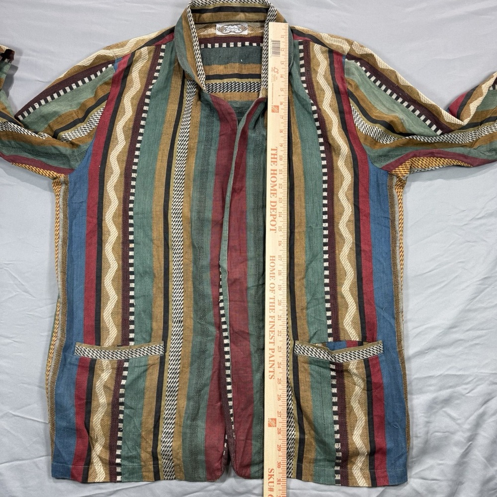 Vintage 90's Angelique Imp Inc. N.Y.C Womens L Western Aztec Print Blazer Jacket - Picture 8 of 14
